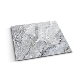 Carreaux de porcelaine polis gris clair élégants Carreaux de mur intérieur de maison moderne personnalisés pour la couleur de glace de villa de restaurant - Product Image 1