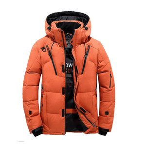 Manteau d'hiver en duvet Veste à capuche Vêtements pour hommes Veste Streetwear Impression épaissie Manteaux en duvet à bulles Veste pour hommes - Product Image 1