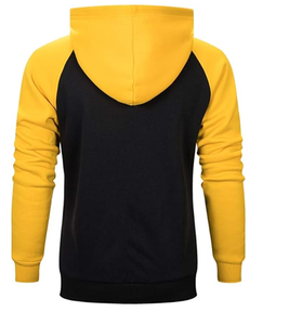 Sweat à capuche pour homme en molleton mélangé à manches longues avec poches kangourou - Product Image 6