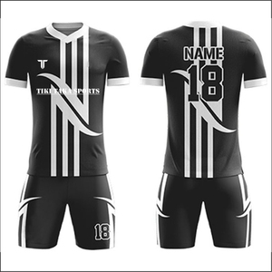 Uniforme de fútbol unisex de alta calidad con diseño de tendencia de manga corta personalizado para clubes y equipos nacionales - Product Image 3