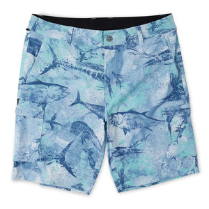 Mens <b>Quick</b> <b>Dry</b> Fishing <b>Shorts</b> Breathable Polyester Sublimation Printed Summer Outdoor Board <b>Shorts</b> With Drawstring - Product Image 2