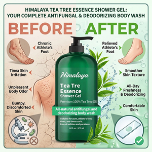 Gel <span class=keywords><strong>Doccia</strong></span> Naturale al Tea Tree Antifungino e Anti-Odore - Product Image 1