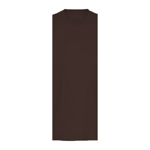 T-shirt décontracté pour homme de grande taille, logo personnalisable de haute qualité, devant, couleur marron, 220 g/m², 100 % coton biologique, respirant, vierge - Product Image 3