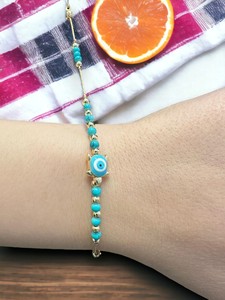 DAFNI BIG PAZAR Stainless Steel Zircon Stone Coated <b>Wrap</b> Bracelet-Trendy Gift From Istanbul - Product Image 6