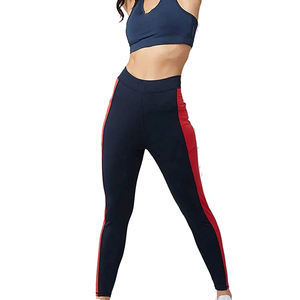Hot New Women's Fitness Leggings Transpirable Sin costuras Cintura alta Pantalones de yoga Estilo casual Logo Patrón sólido Hasta la rodilla - Product Image 3