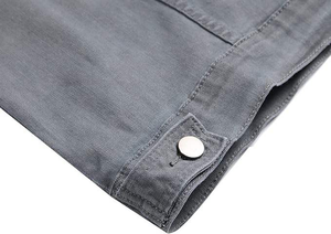 แจ็กเก็ตยีนส์ฟอกสไตล์วินเทจของผู้ชายมีบริการ OEM แฟชั่นใหม่ - Product Image 4