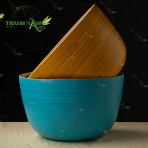 Juego de Tazones de Cocina Clásicos de Bambú Personalizados, Ecológicos, Desechables, Ligeros, OEM para Fiestas y Uso Doméstico, Vietnam Thanh Nam Arts - Product Image 4