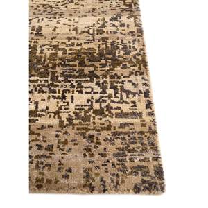 Uvenuti Beige <b>Brown</b> Hand Knotted <b>Wool</b> Rug AKWL-13025 Abstract New Rectangle Carpet for Home for Living Hallway Entryway Puzzle - Product Image 4