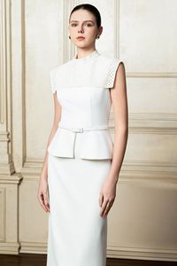 Faldas de lujo para mujer, abertura en la espalda recta, falda OBIE MAXI, abertura en la espalda, conjuntos de verano para mujer, ropa, etiquetas personalizadas hechas en Vietnam - Product Image 5