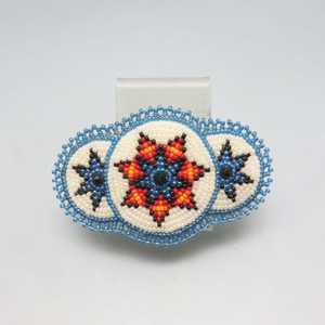 Venta al por mayor fantasma Halloween con cuentas pinza para el pelo deliciosamente espeluznante accesorio para el cabello para disfraces de Halloween y fiestas - Product Image 1