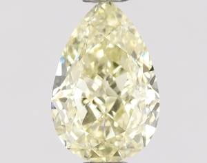 เพชรแฟนซีทรงหลวมสีเหลืองอ่อนสำหรับทำเครื่องประดับอัญมณี SI1แพร์คัท1.01กะรัตทำจากเพชร Gia ทรงหลวมธรรมชาติขายเป็นจำนวนมาก - Product Image 1