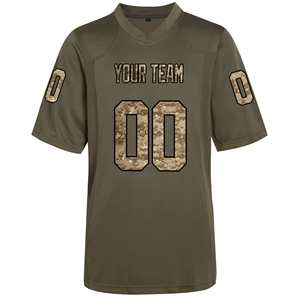 Professional American Football <b>Jersey</b> <b>Short</b> Sleeve Breathable Custom Vintage Unisex Adult Sizes - Product Image 2