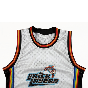Nouvel ensemble de basketball imprimé numériquement – Maillots d'équipe grande taille, t-shirts d'été, débardeurs, shorts, avec broderie de logo et patchs - Product Image 5