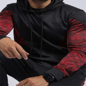 Venta al por mayor chándal de algodón transpirable de dos piezas para hombre XXL 100% algodón entrenamiento Fitness Jogging Wear logotipo personalizable sólido - Product Image 5