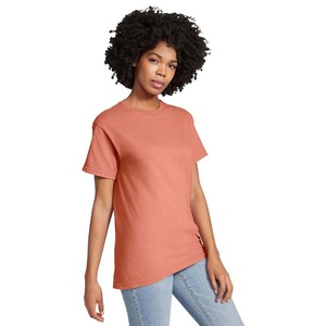 Camiseta lisa de algodón Ringspun gris teñido de manga corta para hombre de colores personalizados - Product Image 2