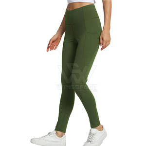 เลกกิ้งเอวยางยืดสำหรับผู้หญิงเลกกิ้งเล่นโยคะบริการยิม - Product Image 4