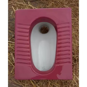 ก้นสุขภัณฑ์เซรามิกสีม่วงแดงแบบชนบทสำหรับห้องน้ำสุขภัณฑ์ในห้องน้ำ - Product Image 3