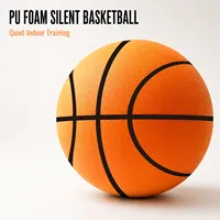 Ballon de basketball d'entraînement intérieur Elite Taille 7 (29,5 pouces) en mousse PU 340g, toucher doux, faible bruit, Zhejiang
