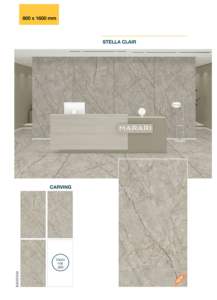 800x1600 GVT PGVT Sculpture de sol en porcelaine satinée de luxe 9mm Finition mate pour salles de bain Revêtement de sol grand format pour villas maisons - Product Image 4