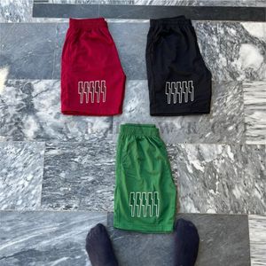 Pantalones cortos deportivos de verano con logotipo personalizado para hombre, transpirables, de secado rápido, sublimados - Product Image 4