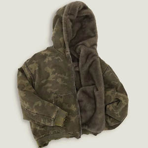 Sudadera Clásica para Hombre, 100% Algodón, Bordada, Antibolitas, Forro Polar Grueso, Ecológica, Transpirable, para Invierno, Ropa de Abrigo para Exteriores - Product Image 2