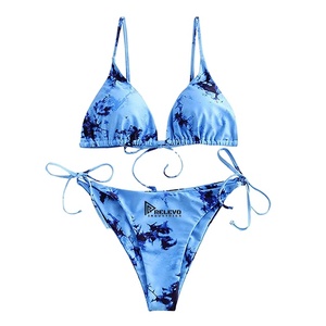 ชุดว่ายน้ำผู้หญิงแบบสองชิ้น บิกินี่ ผ้าไนลอนผสมสแปนเด็กซ์ ยืดหยุ่น แห้งเร็ว ชุดชายหาด ชุดว่ายน้ำสำหรับฤดูร้อน ราคาขายส่ง - Product Image 5