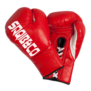 Gants de boxe en gel de cuir Lace Pro, gants de sparring et gants de boxe d'entraînement très vendus - Product Image 4