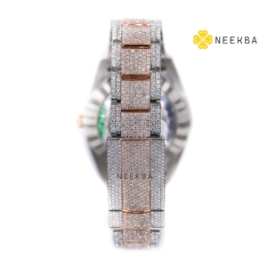 นาฬิกาเพชรมอยส์ซอไนต์สำหรับทดลองเพชรหน้าปัดนาฬิกาเพชรแบบทำมือจากอินเดีย - Product Image 4