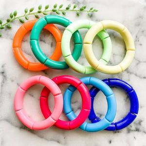 Handmade Resin Bracelet with <b>Dried</b> <b>Flowers</b> Colorful Resin Bangle Bracelet for Women Clear Resin Bracelet by Artisan Craft - Product Image 4