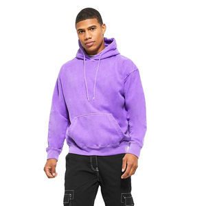 Sweats à capuche et sweat-shirts pour hommes de la meilleure qualité Design urbain élégant Style délavé pour l'hiver Sweats à capuche délavés à l'acide pour hommes - Product Image 2