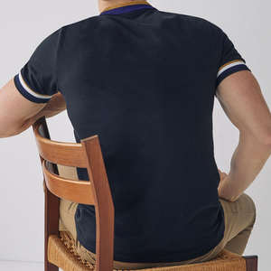 Men's Solid Knitted Casual for <b>Shirts</b> High Quality 100% Cotton Breathable Short Sleeve <b>Summer</b> <b>Shirt</b> Custom Logo All Sizes - Product Image 2