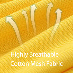 เสื้อโปโลผู้ชายพรีเมียม ผ้าถักเนื้อแน่น แห้งเร็ว แขนสั้น ผสมโพลีเอสเตอร์/คอตตอน สำหรับเล่นกอล์ฟ - Product Image 3