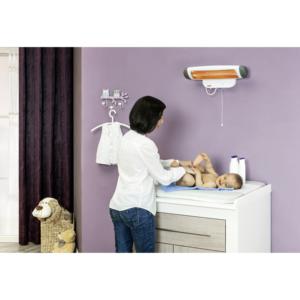 Table à langer pour bébé avec chauffage radiant à arrêt automatique à 2 réglages et fonctionnalités premium - Product Image 3