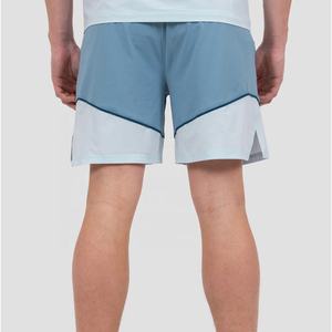 Vente en gros de shorts décontractés écologiques respirants coupe-vent extensibles d'entraînement avec poches zippées pour entraînement fitness à séchage rapide pour gym et été - Product Image 4