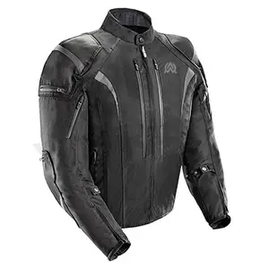 OEM-chaqueta reflectante para motocicleta, textil negro de la mejor calidad, cómoda, para carreras