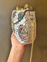 Sac fourre-tout de voyage en toile mosaïque multifonctionnel, design personnalisé, broderie tendance, taille sur mesure, pour femmes, idéal pour mariage, fête, cadeau