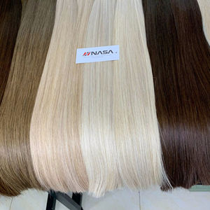 Precio al por mayor Extensiones de cabello a granel Cabello crudo vietnamita Double Drown 100 gramos Colores oscuros 16 pulgadas - Product Image 1