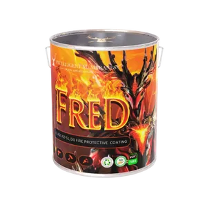 FRED Black Intumescent Fire Retardant Coating – Classe A2-S1, D0 Barriera Termica per Schiuma Spray e Strutture in Legno - Product Image 1