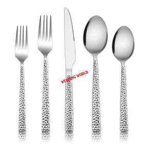 Cubiertos de metal de primera calidad hechos a mano cubiertos de diseño clásico elegante al por mayor nuevos cubiertos de metal - Product Image 4