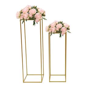 Handmade Flower <b>Stand</b> Centerpiece Gold Wedding Tabletop Metal Flower <b>Stand</b> for Wedding Decoration Arch Flower <b>Stand</b> Holder. - Product Image 2