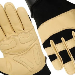 Guantes de seguridad mecánicos de dedo completo de cuero Alto rendimiento de protección de manos Guantes mecánicos de cuero baratos - Product Image 6