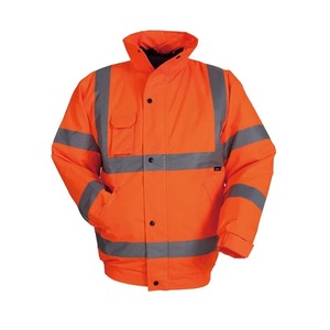 Hi Vis Chaqueta de invierno Parka Hombres Raya Alta visibilidad Ropa DE TRABAJO reflectante Chaqueta Ropa DE TRABAJO - Product Image 4