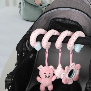 Nuevo Juguete Colgante en Espiral <span class=keywords><strong>para</strong></span> Bebés, Unisex, <span class=keywords><strong>de</strong></span> Peluche, <span class=keywords><strong>para</strong></span> Carrito, <span class=keywords><strong>Cuna</strong></span>, Móvil con Espejo, Sonajero y Chirriador - Product Image 1