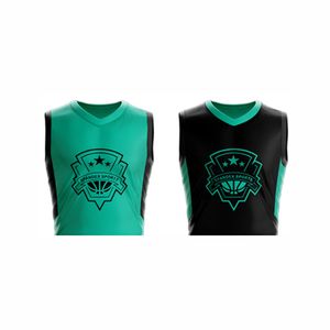 Conjuntos de uniformes de baloncesto reversibles personalizados transpirables que absorben la humedad Anti-UV de talla grande estampado de verano - Product Image 4