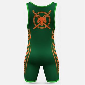 ชุดซิงเกิลเล็ตสำหรับนักมวยปล้ำแบบยูนิเซ็กซ์ สำหรับการฝึกซ้อมในยิม ยกน้ำหนัก เพิ่มพลัง ผลิตจากโพลีเอสเตอร์ + สแปนเด็กซ์ แบบไร้สาย ติดกระดุมแป๊ก ระบายอากาศได้ดี - Product Image 3