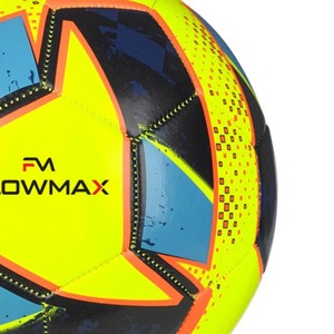 Flowmax Match Jaune/Bleu Couleur Enfants et Jeune Football Rond Avec Machine Stitch Surface Brillante Panneau Football - Product Image 4