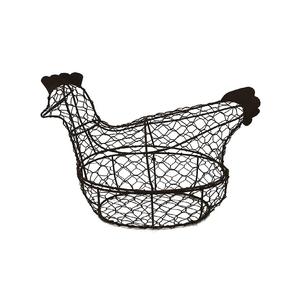 Panier de poule en fer au design classique fait à la main panier de rangement décoratif en fil de fer de cuisine de qualité pour usage domestique - Product Image 4