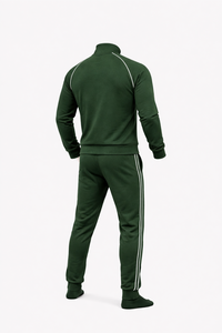 Conjunto Deportivo para Hombre con Logotipo Personalizado, Mezcla de Algodón Premium, Chaqueta con Cremallera y Pantalones Deportivos, Venta al Por Mayor OEM ODM - Product Image 6