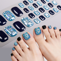 Bandes de gel pour ongles et orteils, couleur unie, style français, pour usage domestique et quotidien, sans UV, pré-cuites, sans lampe UV