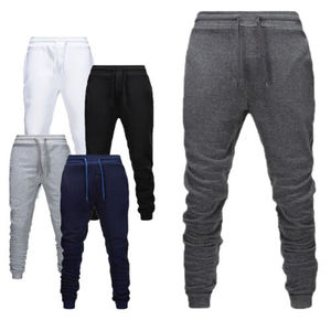 Pantalon décontracté en coton pour homme, prix imbattable du fabricant professionnel, tendance mode, style agréable, taille mi-haute, coupe droite ample en toile - Product Image 3